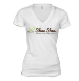 Ladies Deep V-neck Jersey Tee