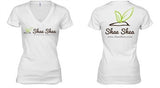 Ladies Deep V-neck Jersey Tee