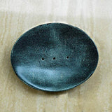 Handmade Grey Stone Soap Dish Holder