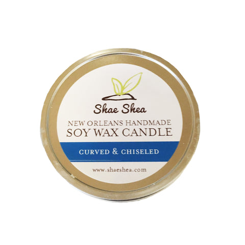 Curved & Chiseled Soy Wax Candle 8oz